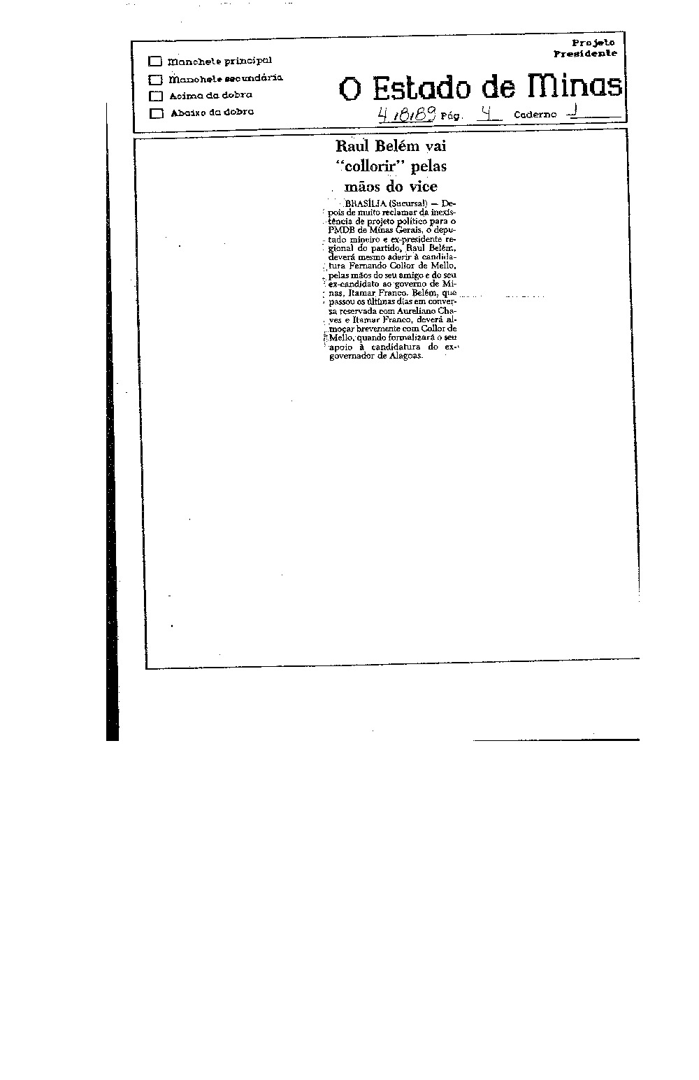 Imagem não encontrada ou não existe