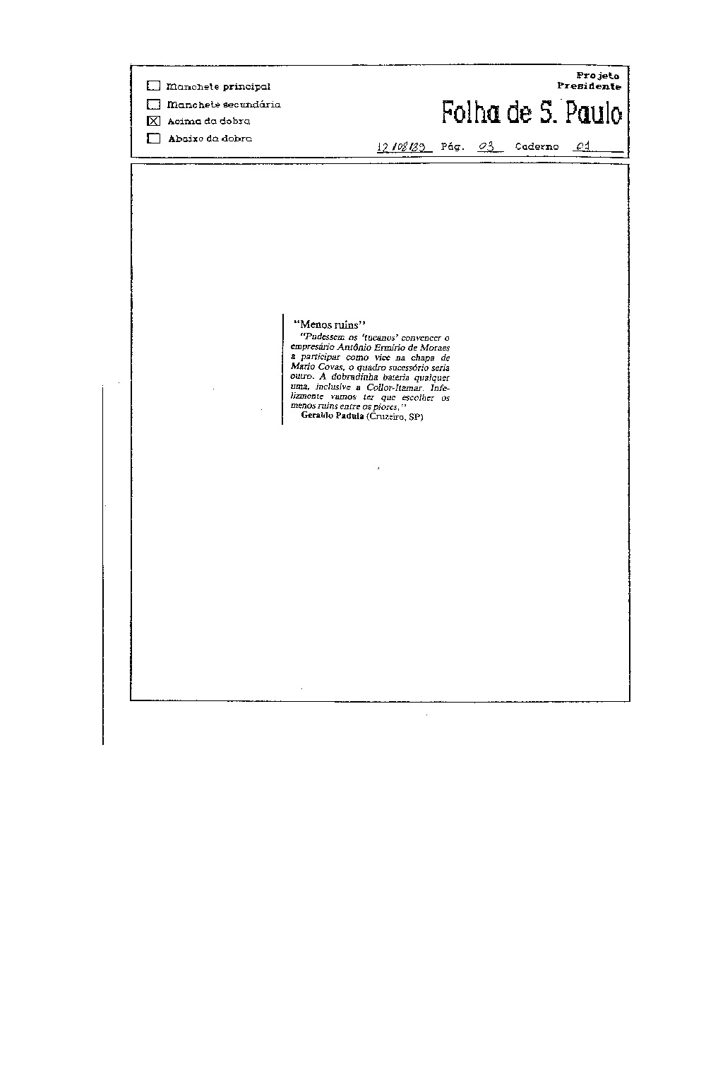 Imagem não encontrada ou não existe