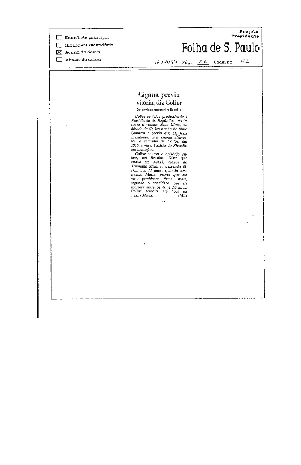 Imagem não encontrada ou não existe