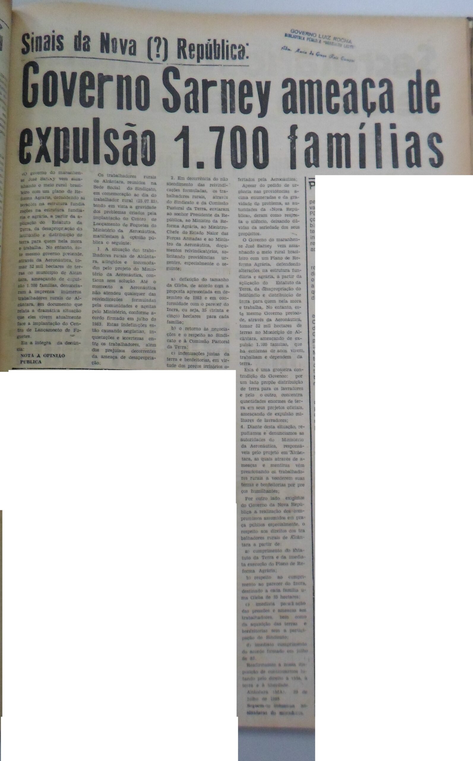 Imagem não encontrada ou não existe