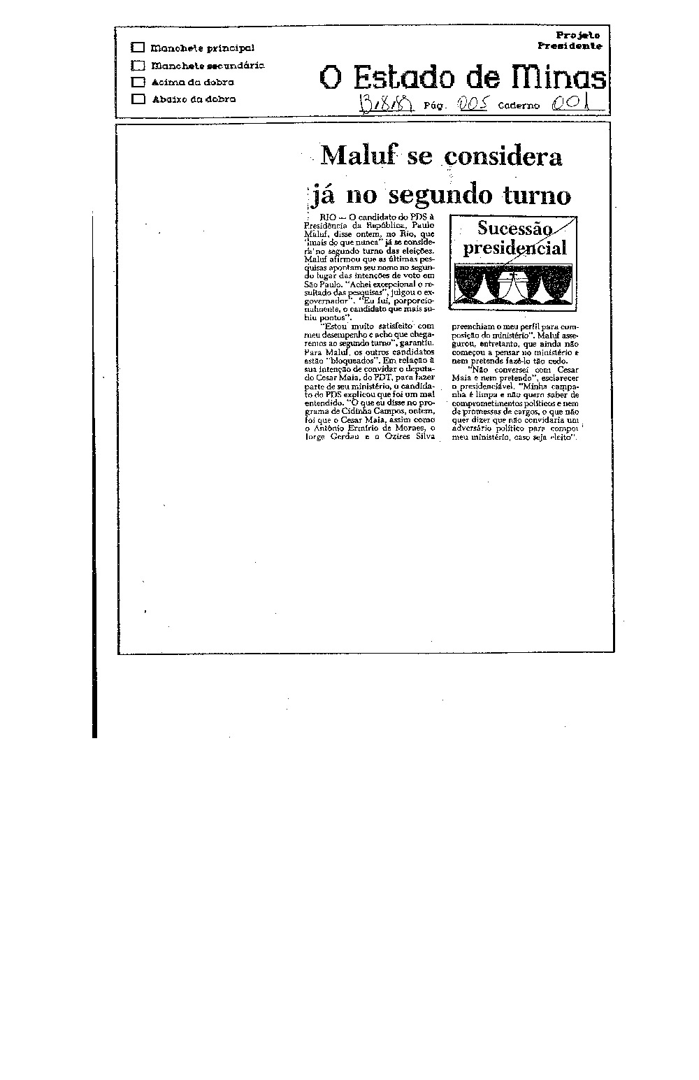 Imagem não encontrada ou não existe