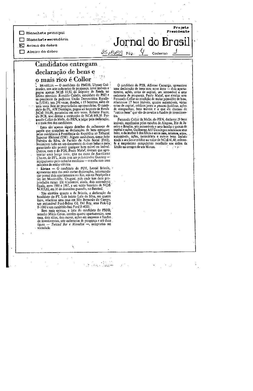 Imagem não encontrada ou não existe