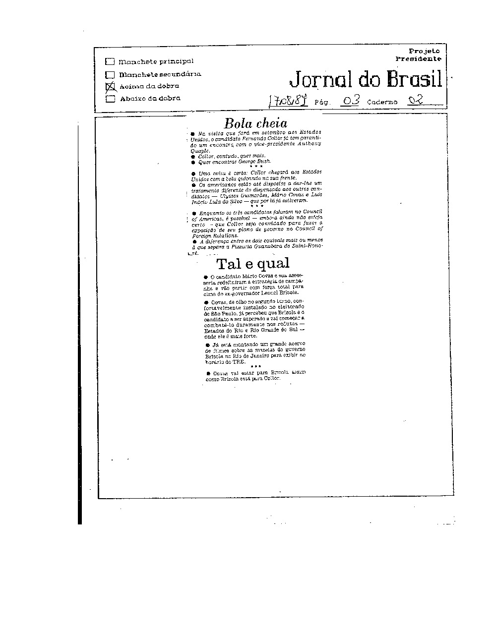 Imagem não encontrada ou não existe