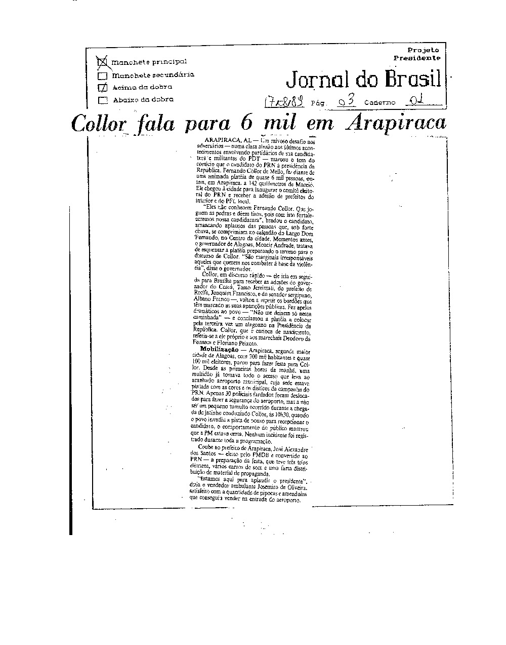 Imagem não encontrada ou não existe