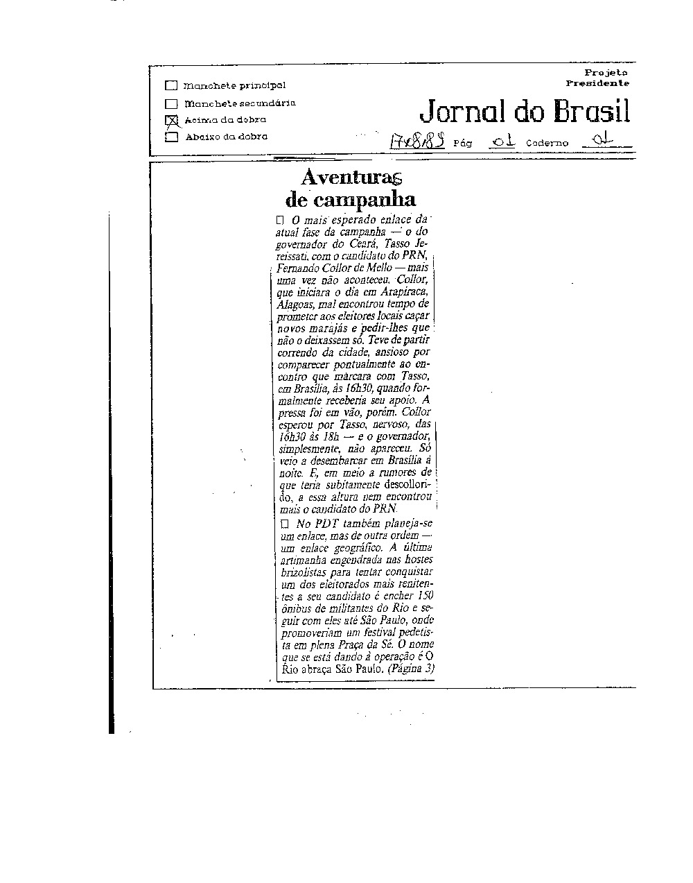 Imagem não encontrada ou não existe