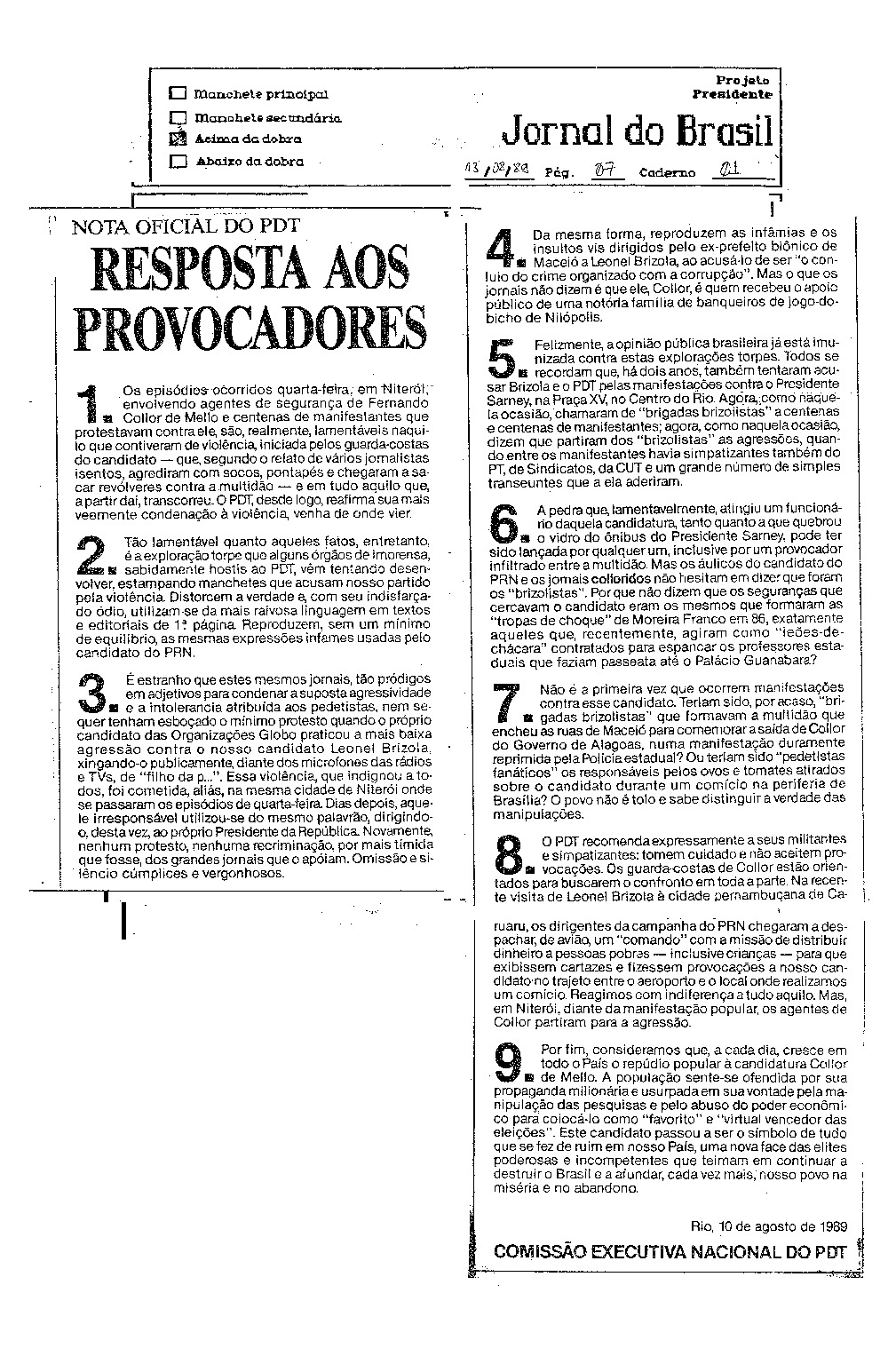 Imagem não encontrada ou não existe