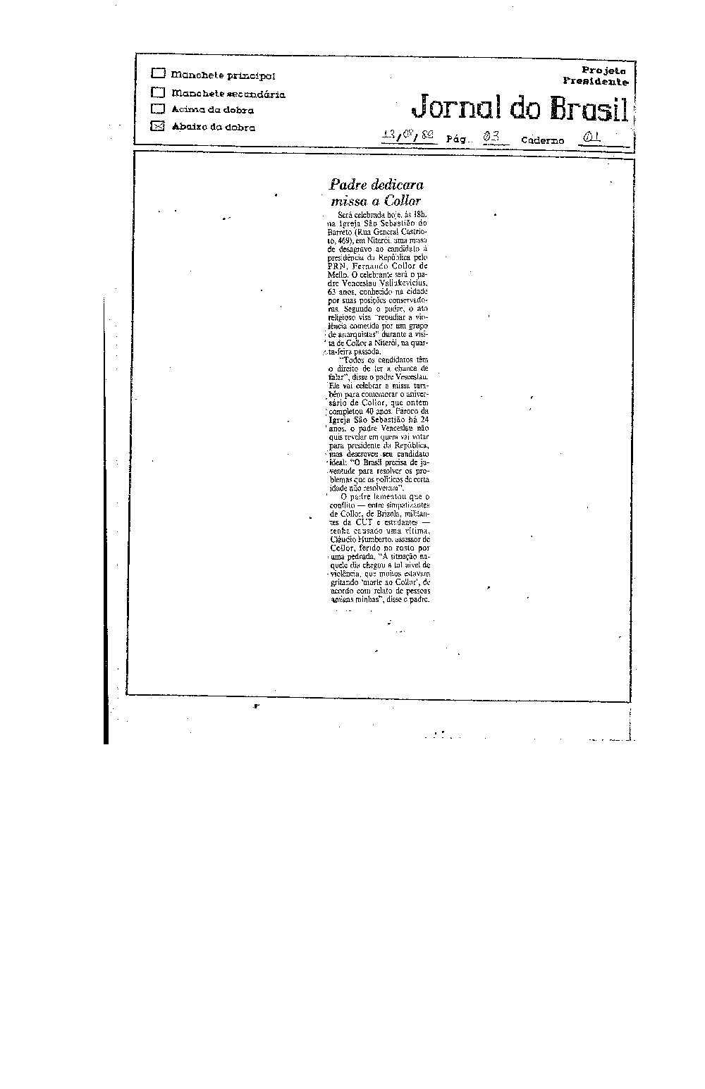 Imagem não encontrada ou não existe