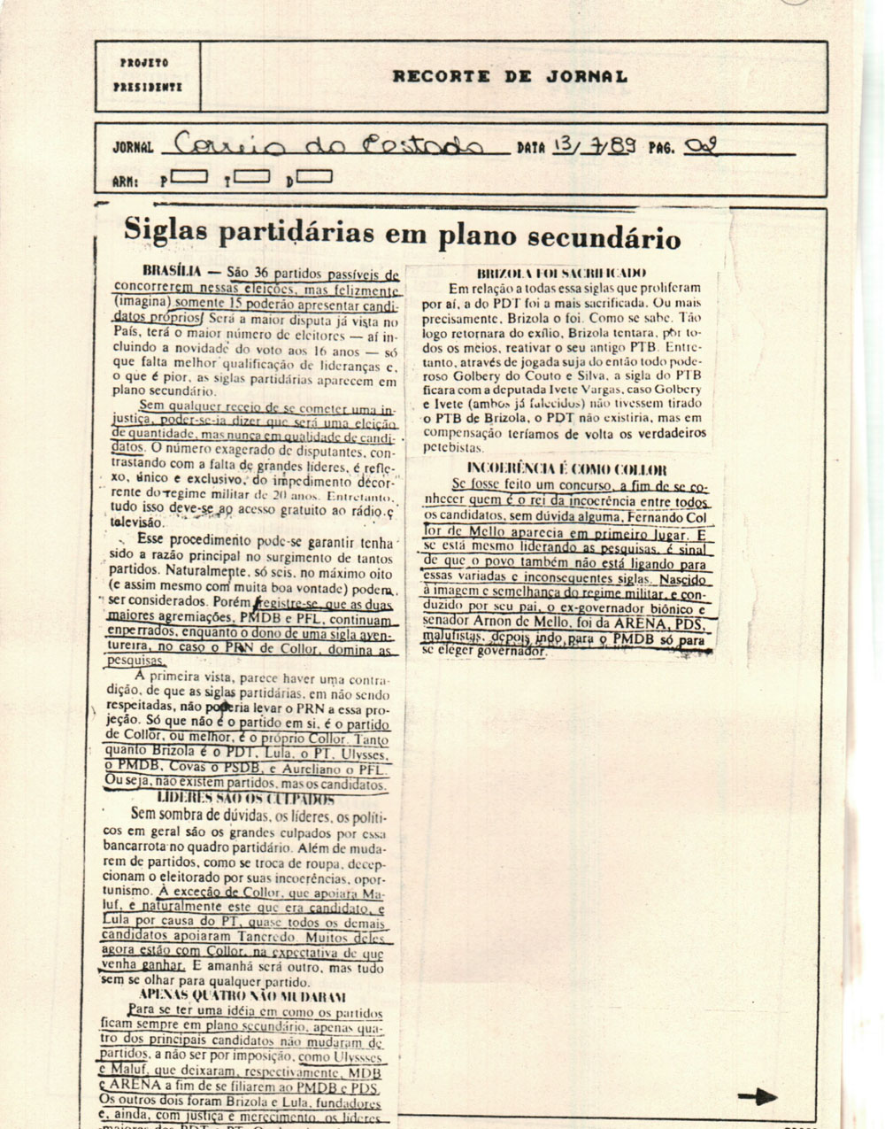 Imagem não encontrada ou não existe