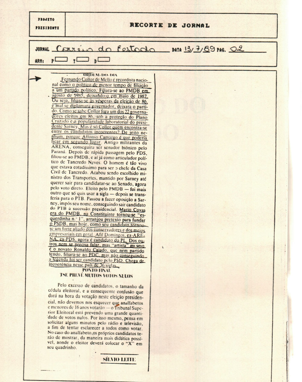 Imagem não encontrada ou não existe