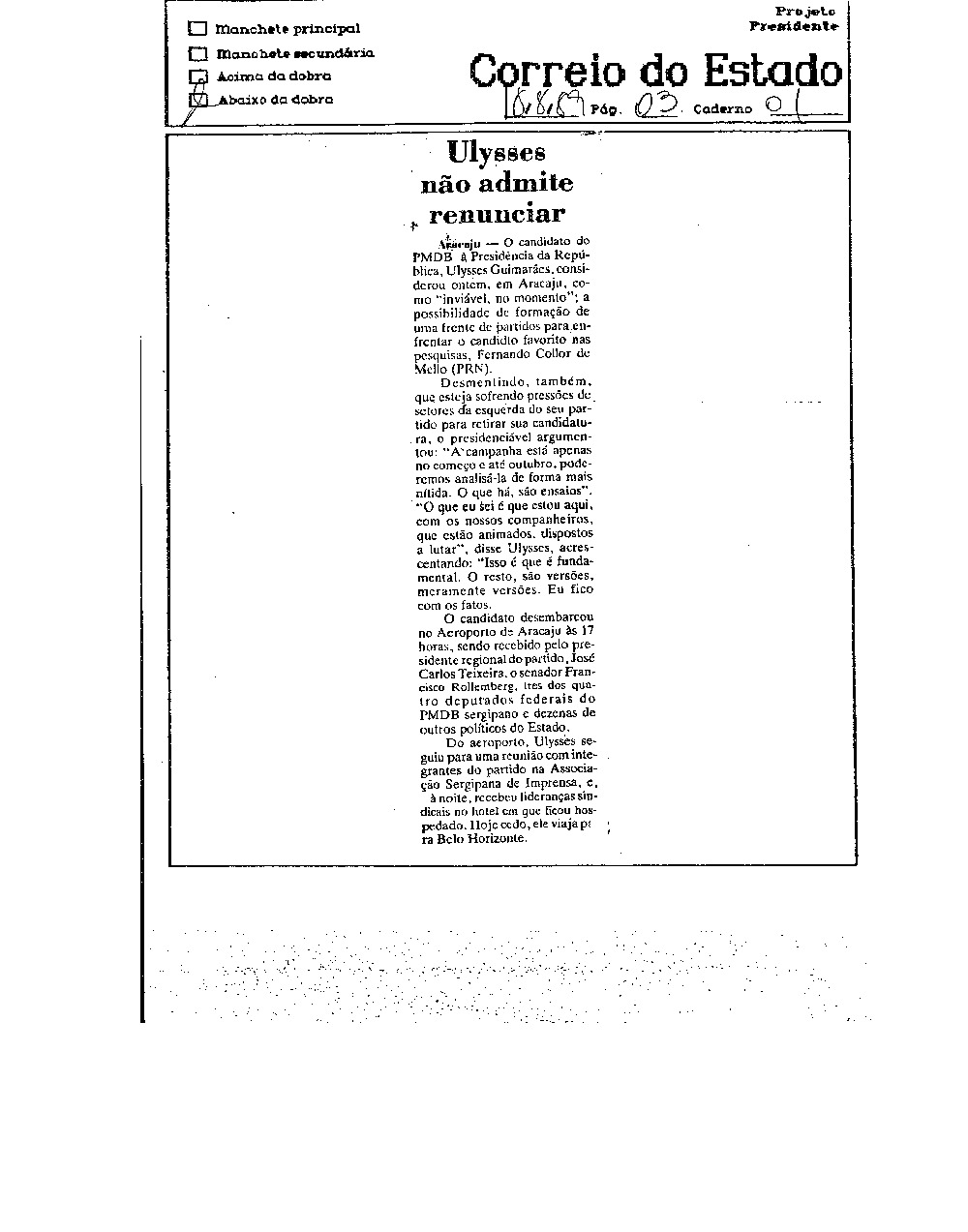 Imagem não encontrada ou não existe