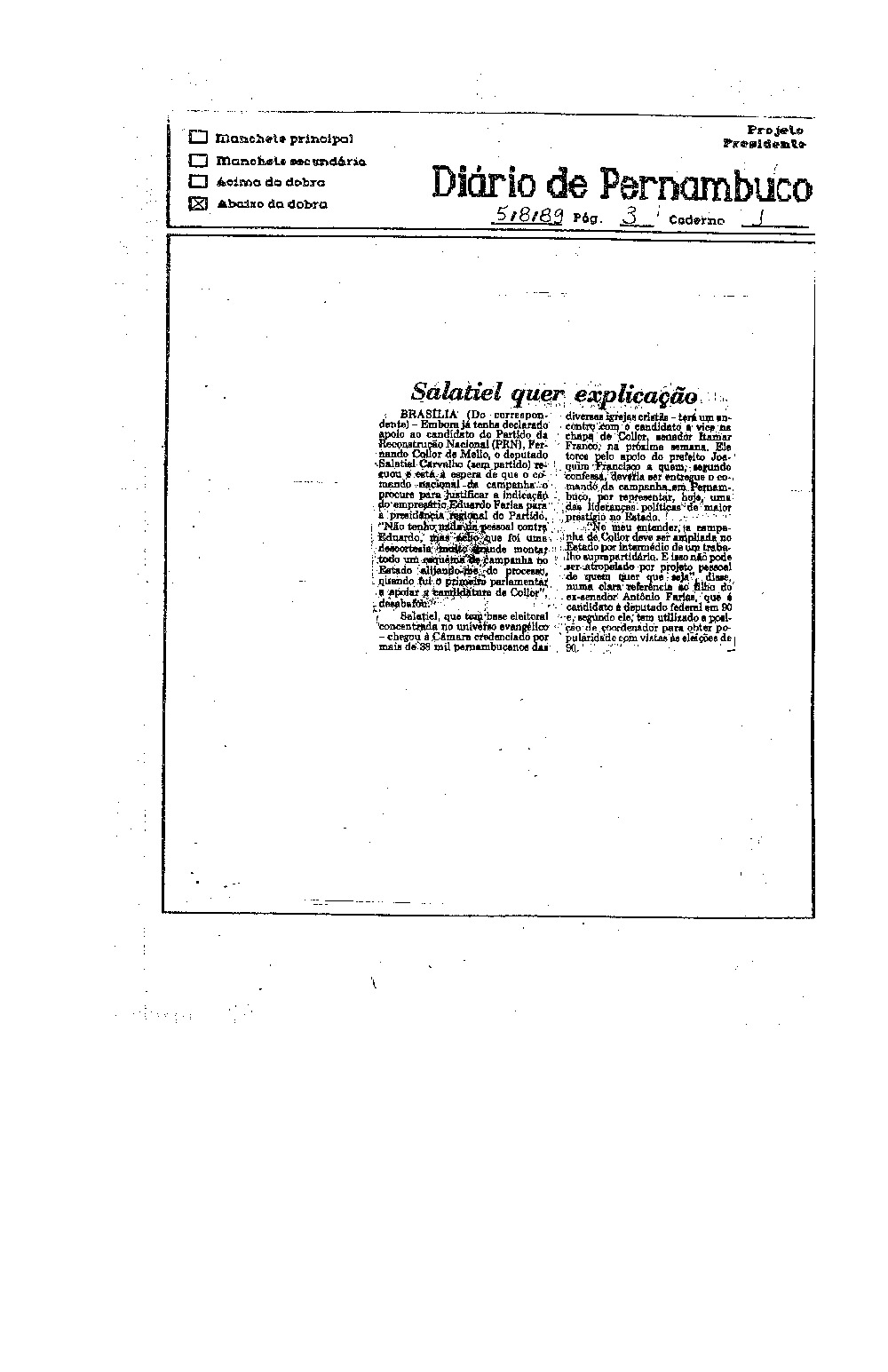 Imagem não encontrada ou não existe