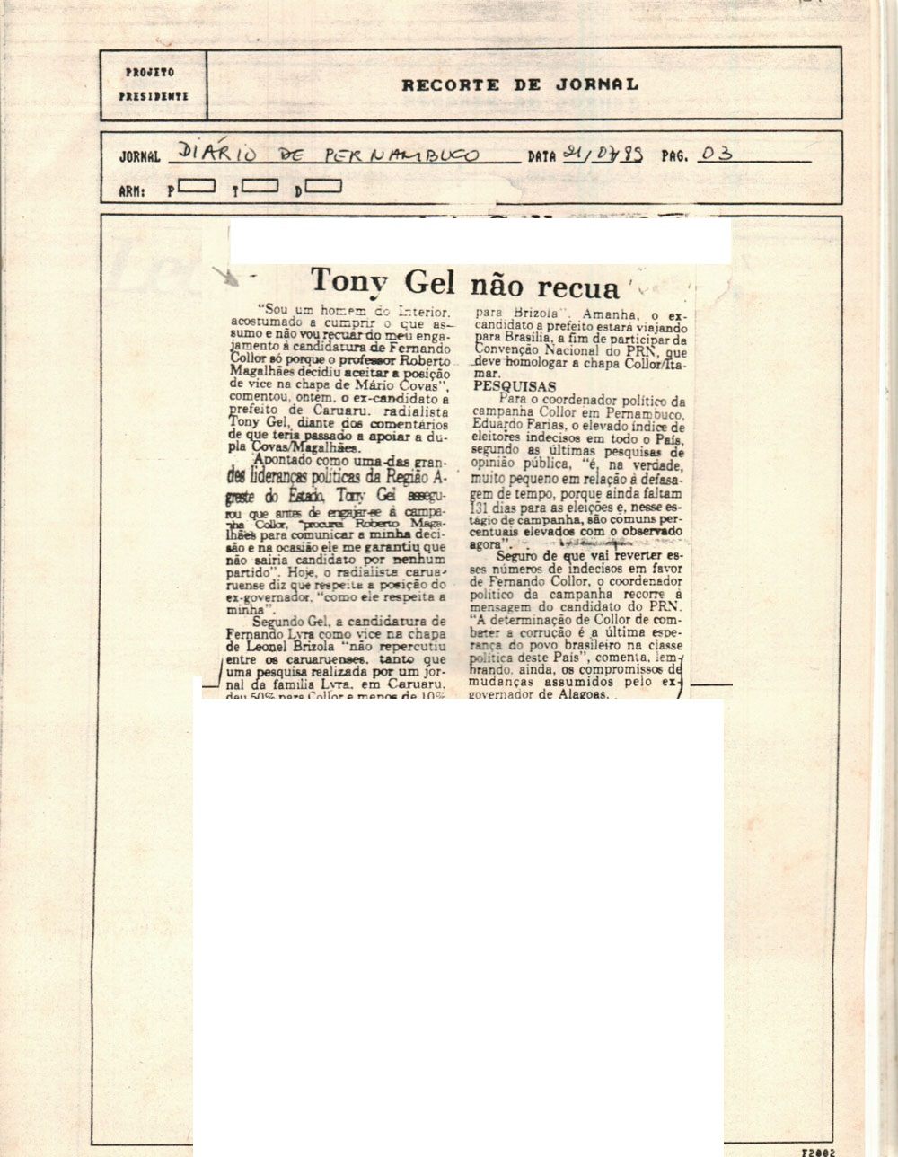 Imagem não encontrada ou não existe