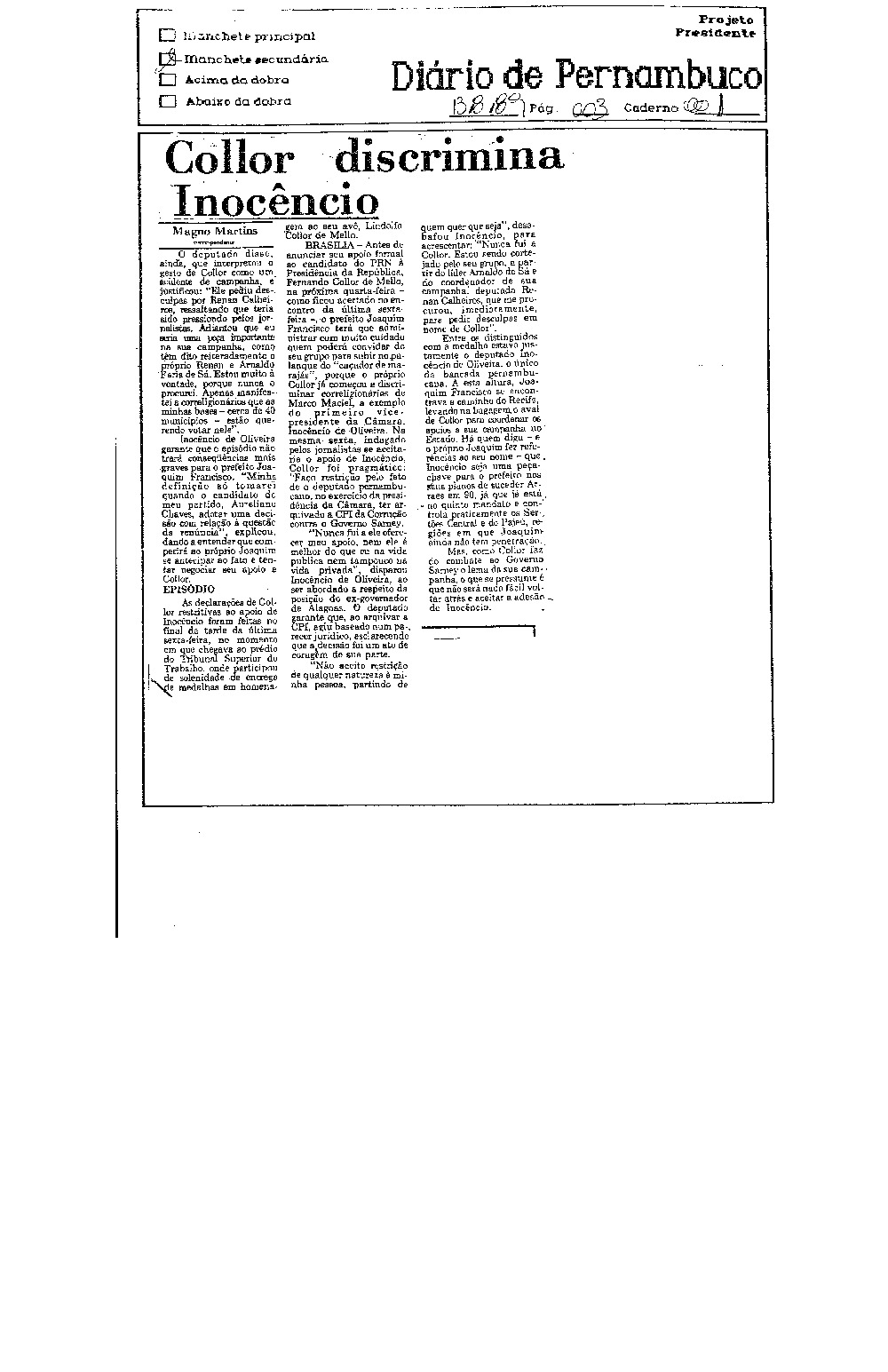 Imagem não encontrada ou não existe