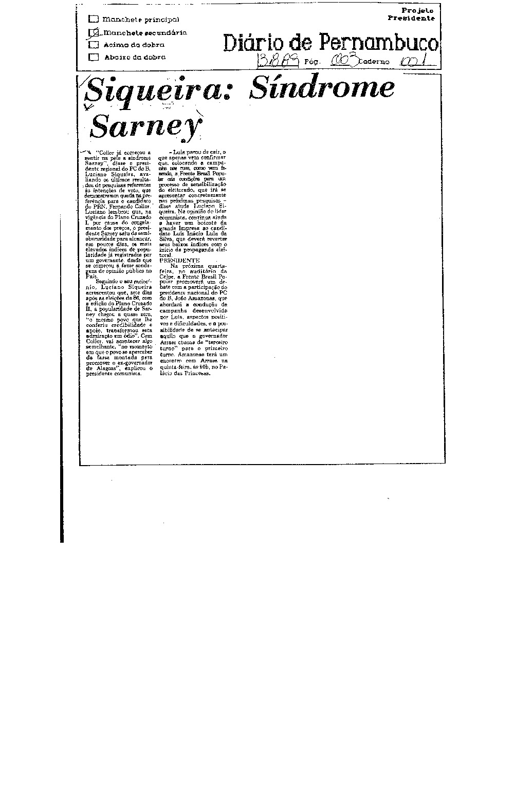 Imagem não encontrada ou não existe