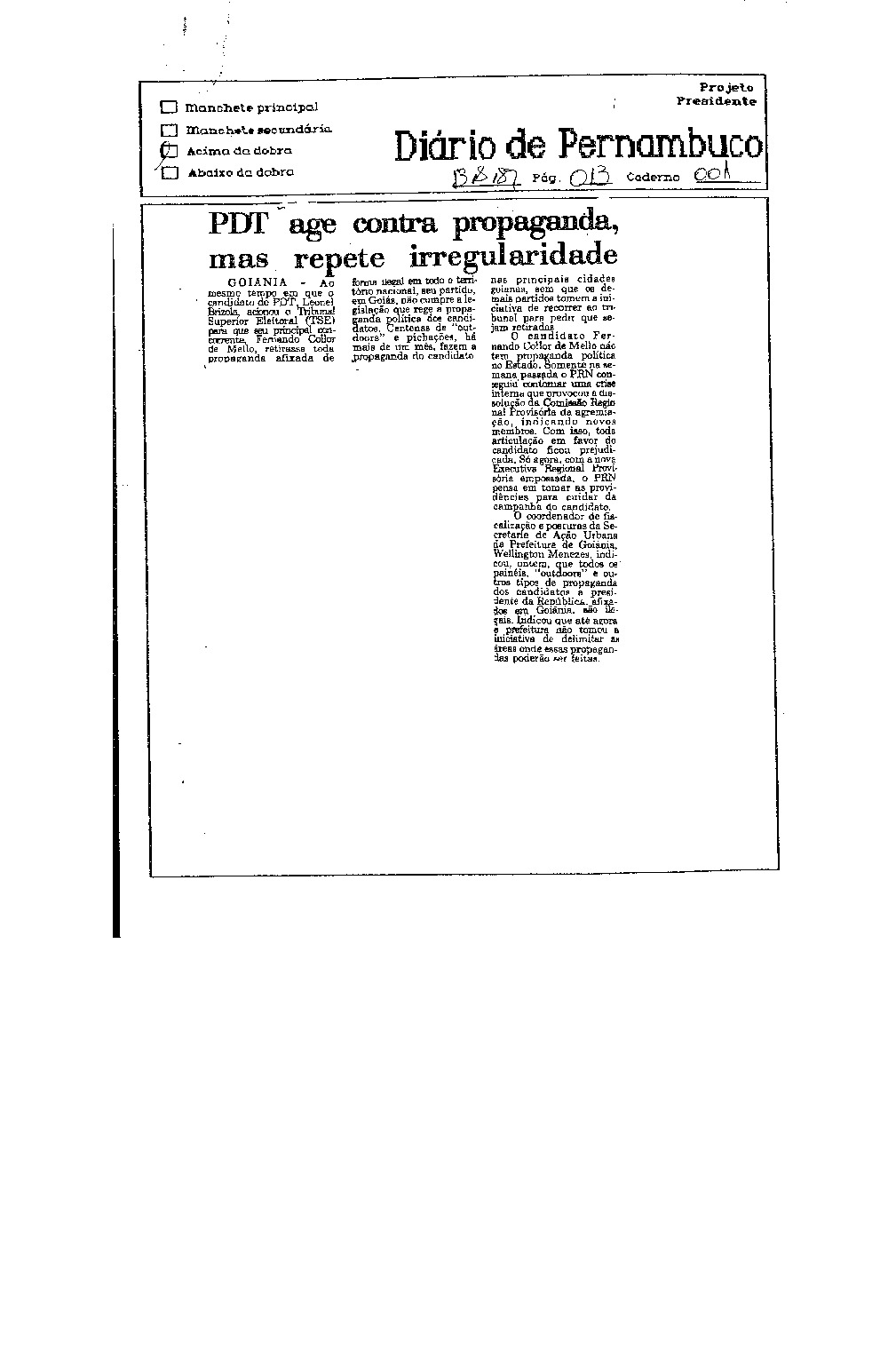 Imagem não encontrada ou não existe