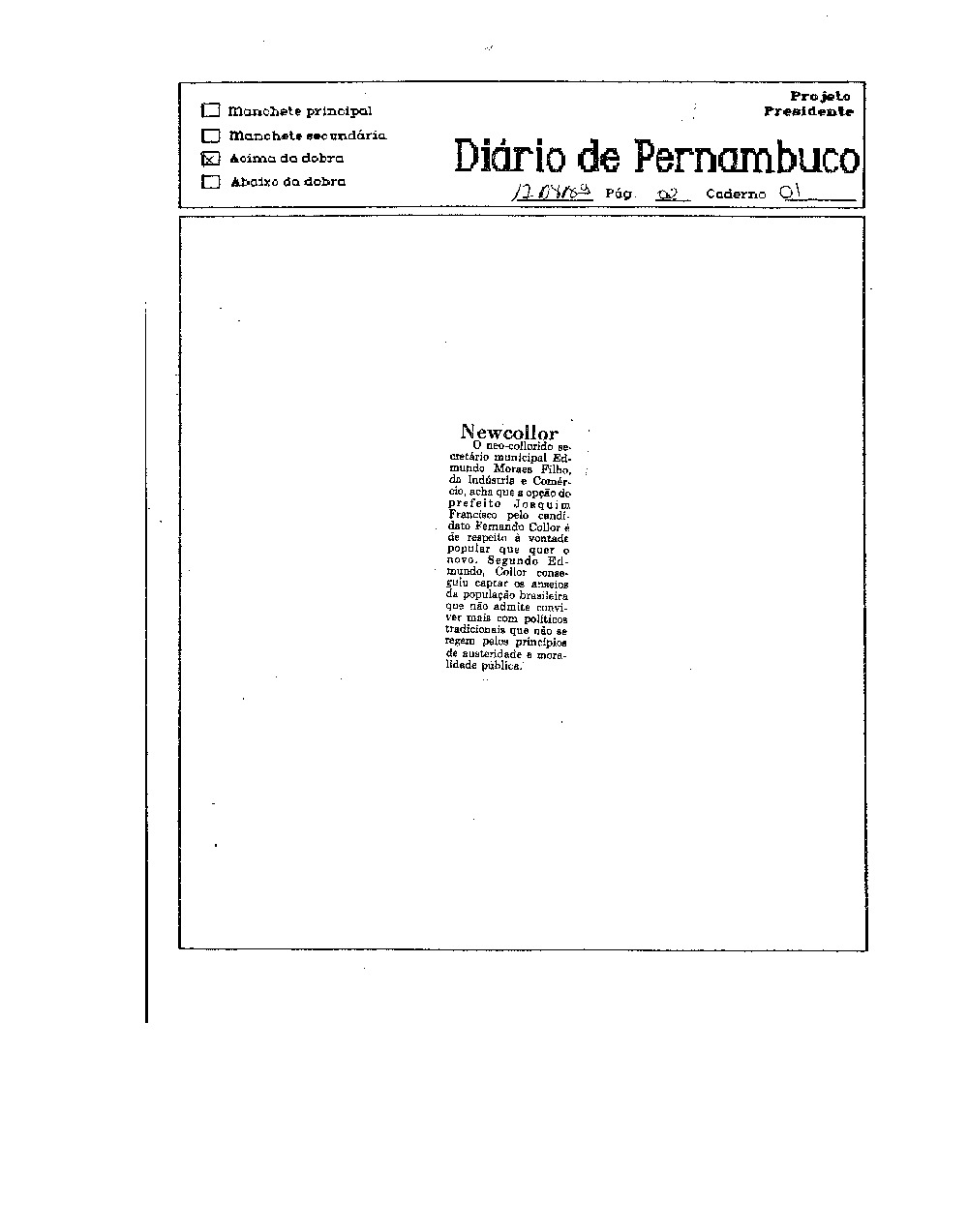 Imagem não encontrada ou não existe