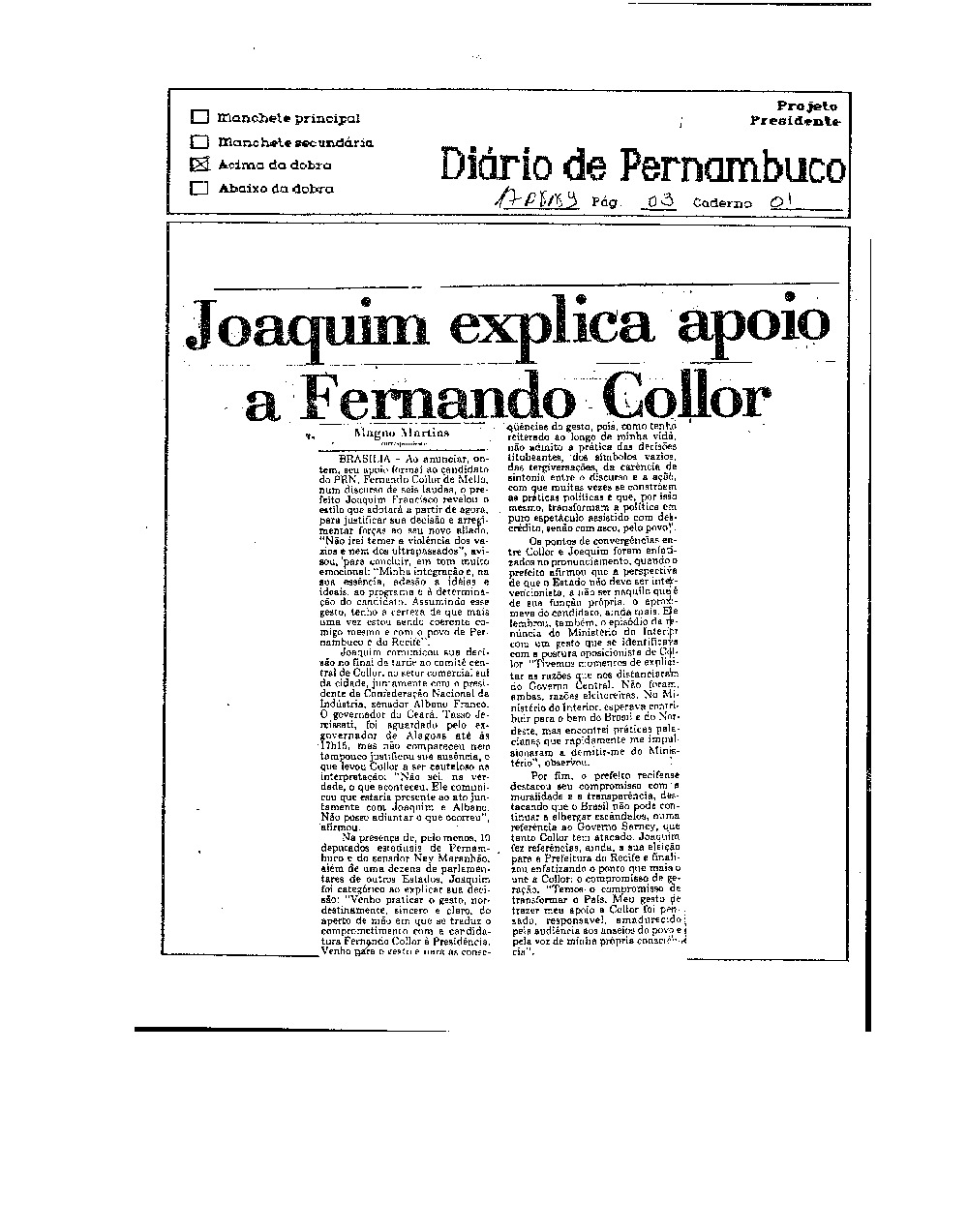 Imagem não encontrada ou não existe