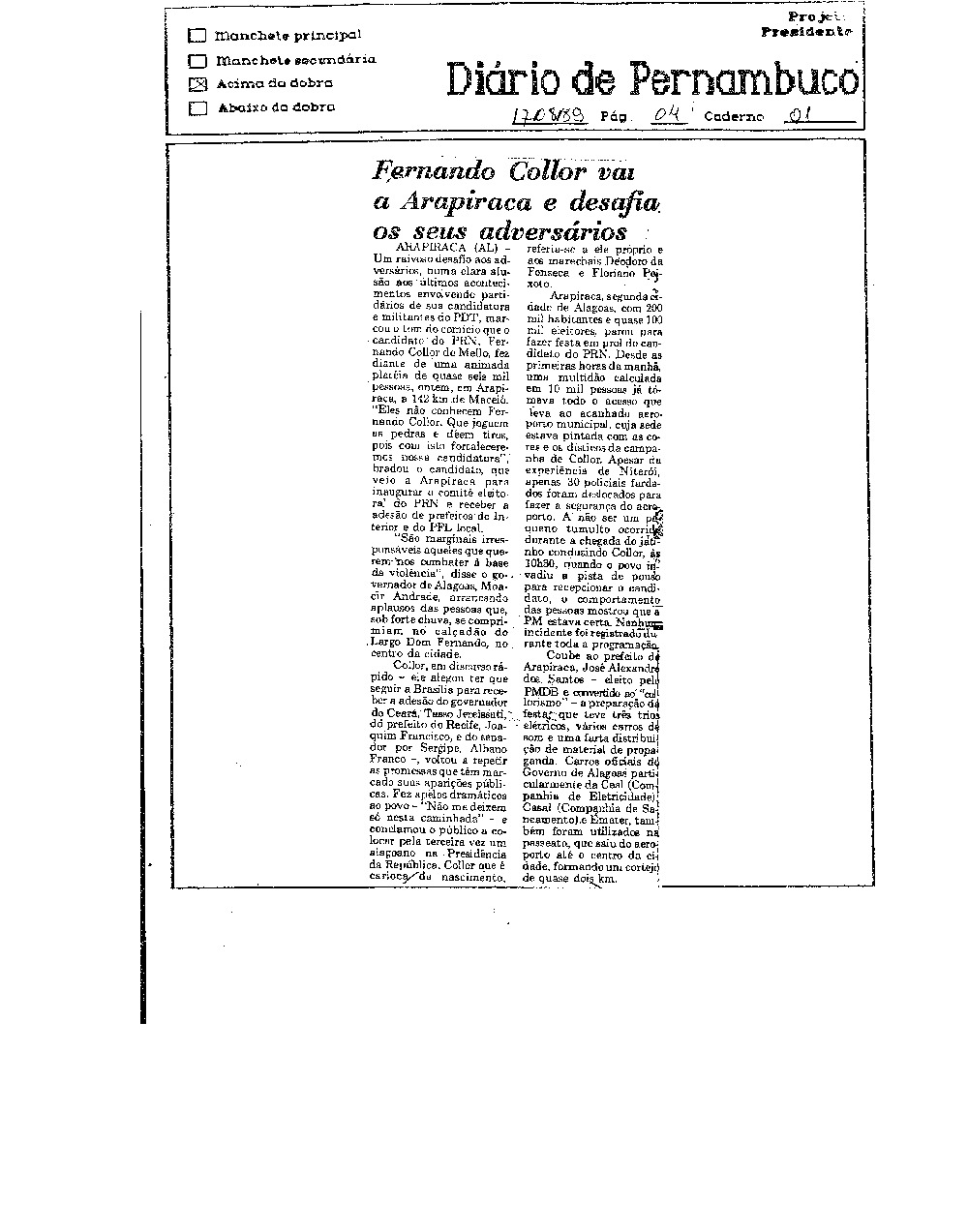 Imagem não encontrada ou não existe