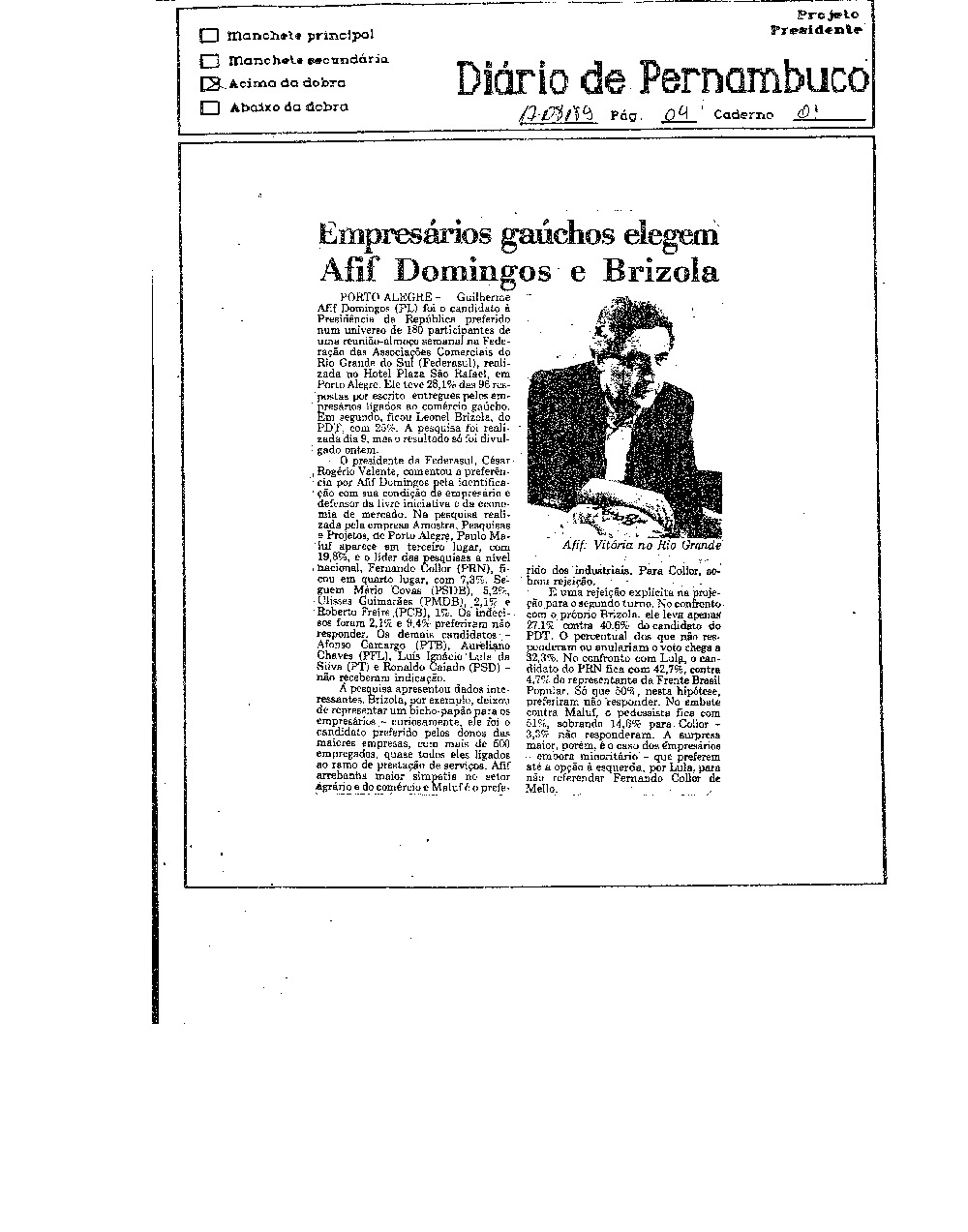 Imagem não encontrada ou não existe