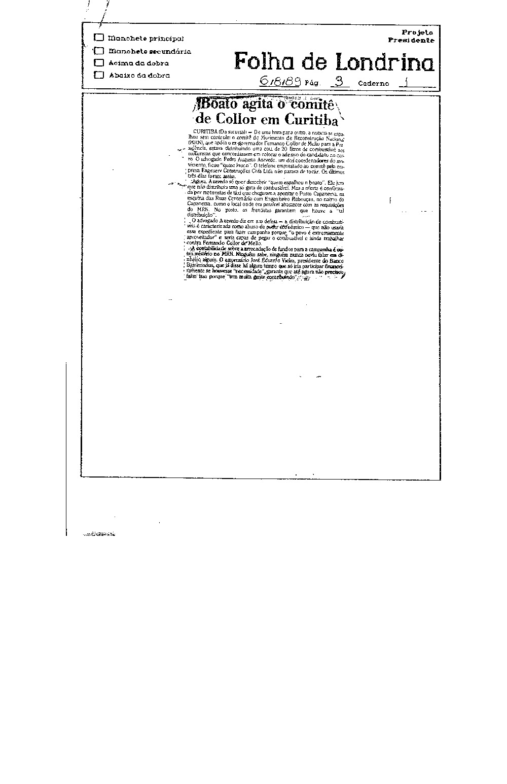 Imagem não encontrada ou não existe