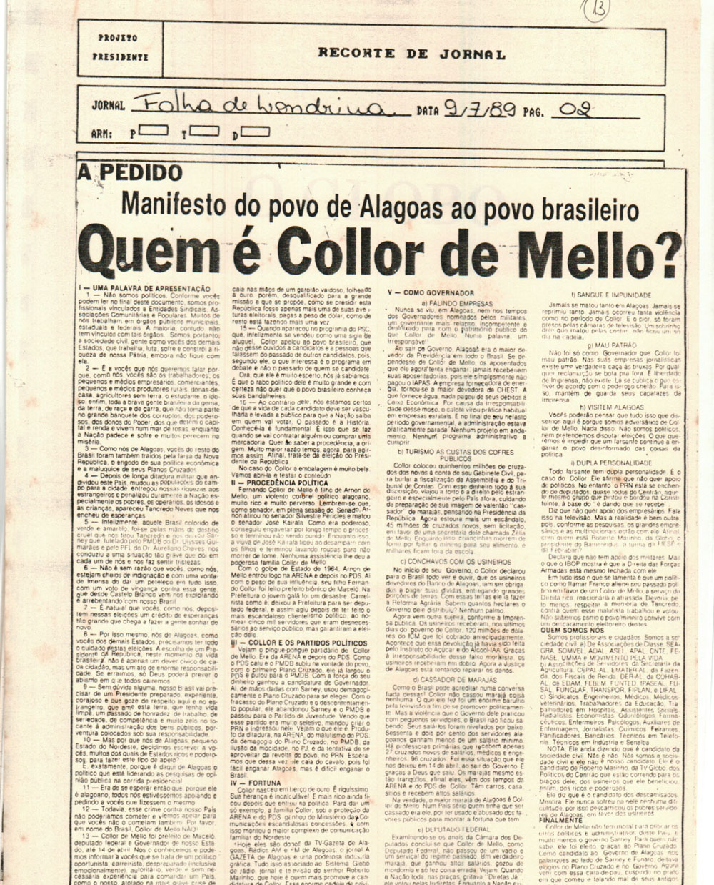 Imagem não encontrada ou não existe