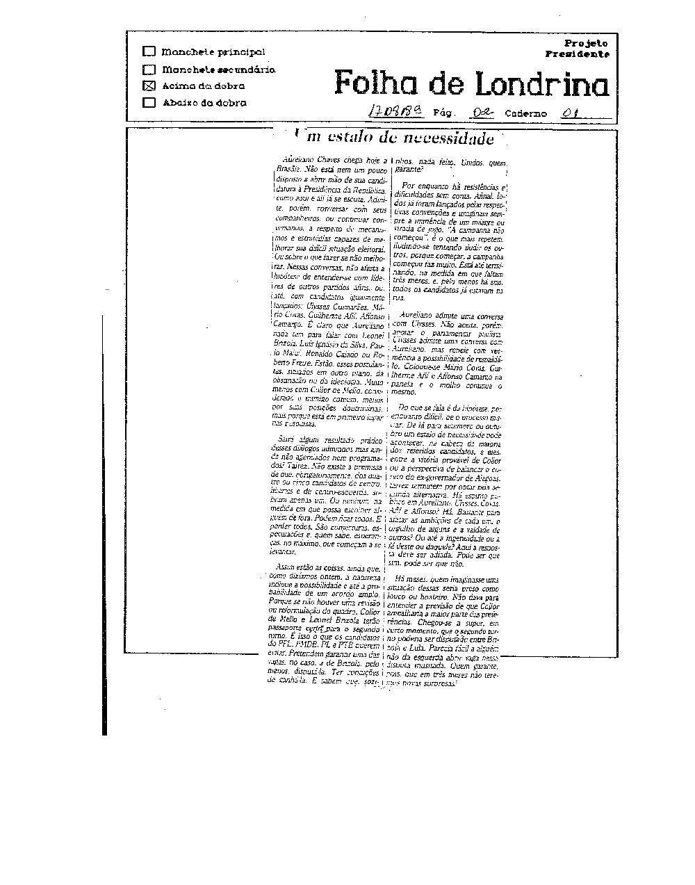 Imagem não encontrada ou não existe