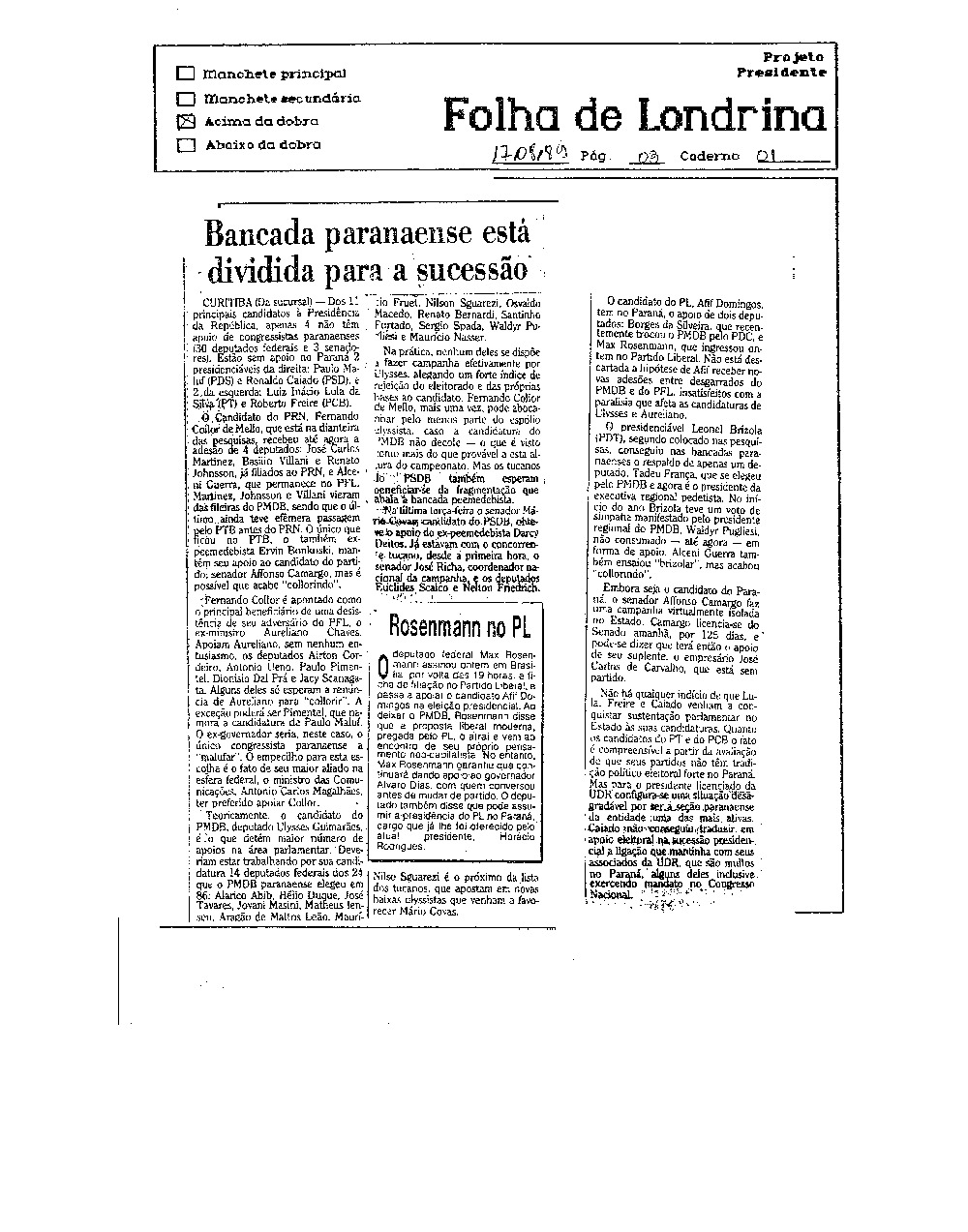 Imagem não encontrada ou não existe