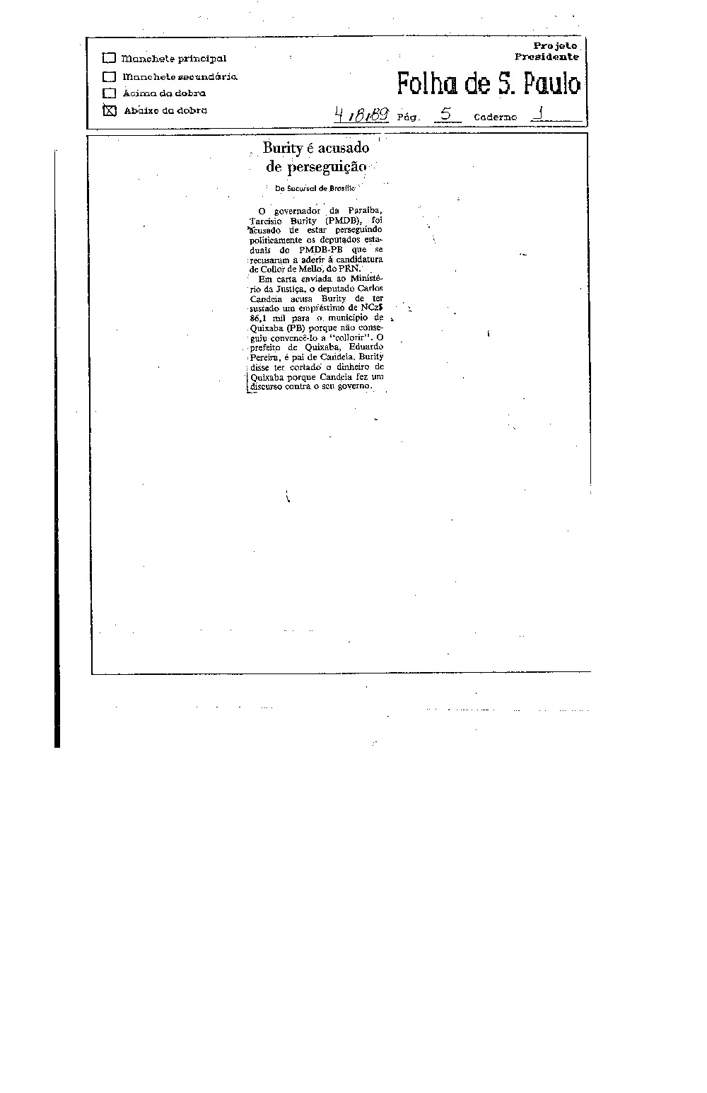 Imagem não encontrada ou não existe