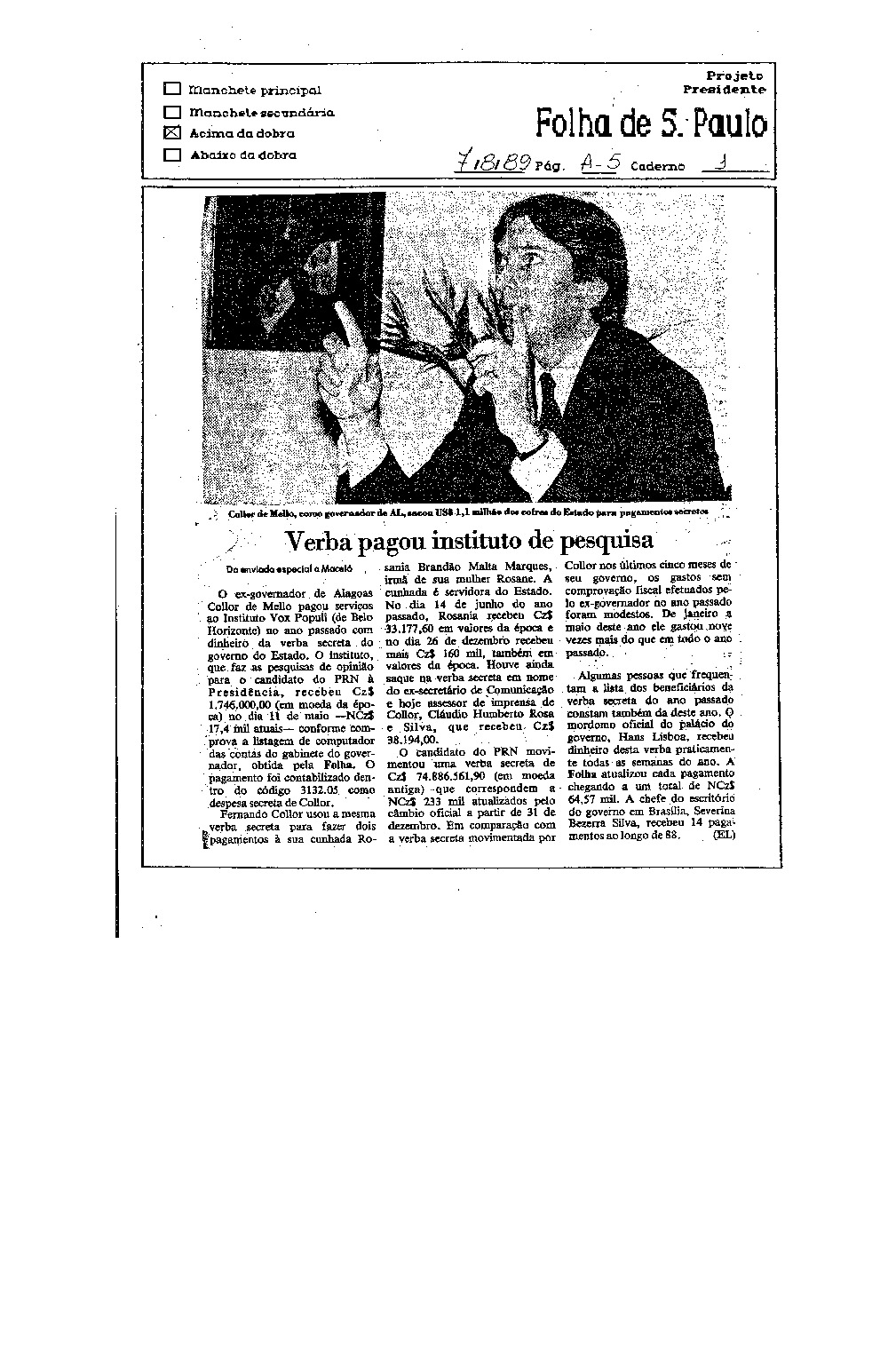 Imagem não encontrada ou não existe