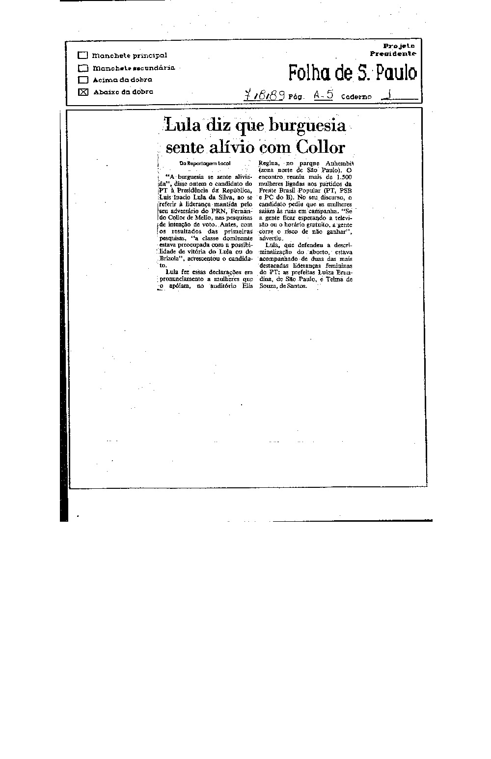 Imagem não encontrada ou não existe