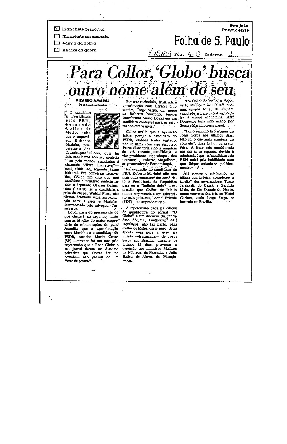 Imagem não encontrada ou não existe