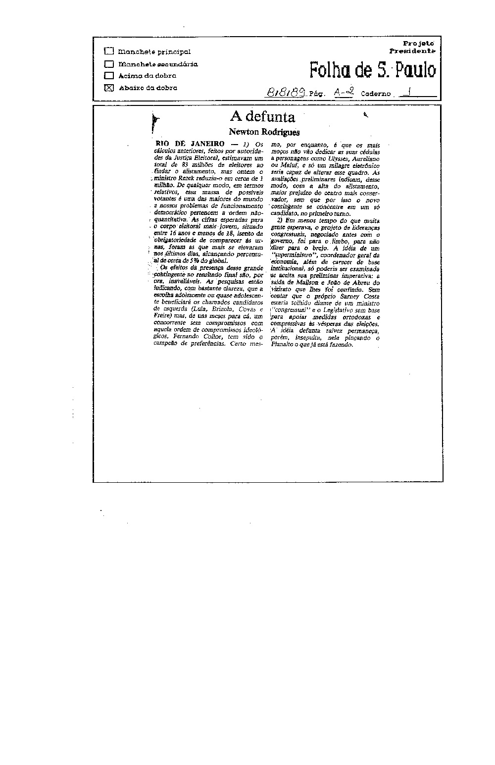 Imagem não encontrada ou não existe