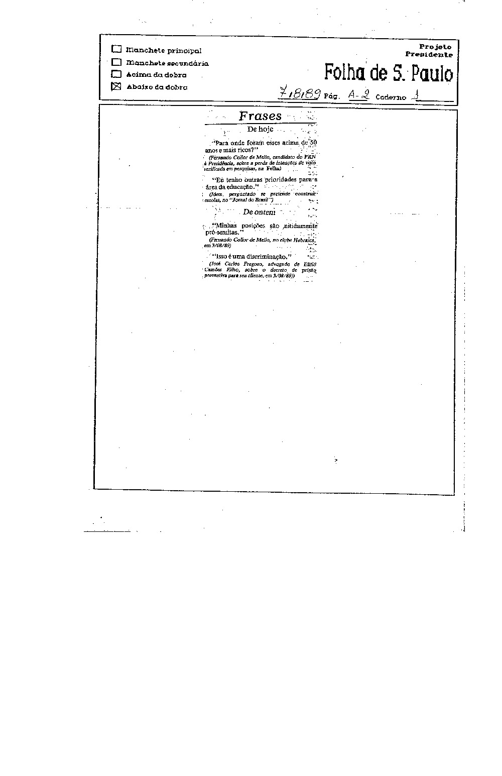 Imagem não encontrada ou não existe