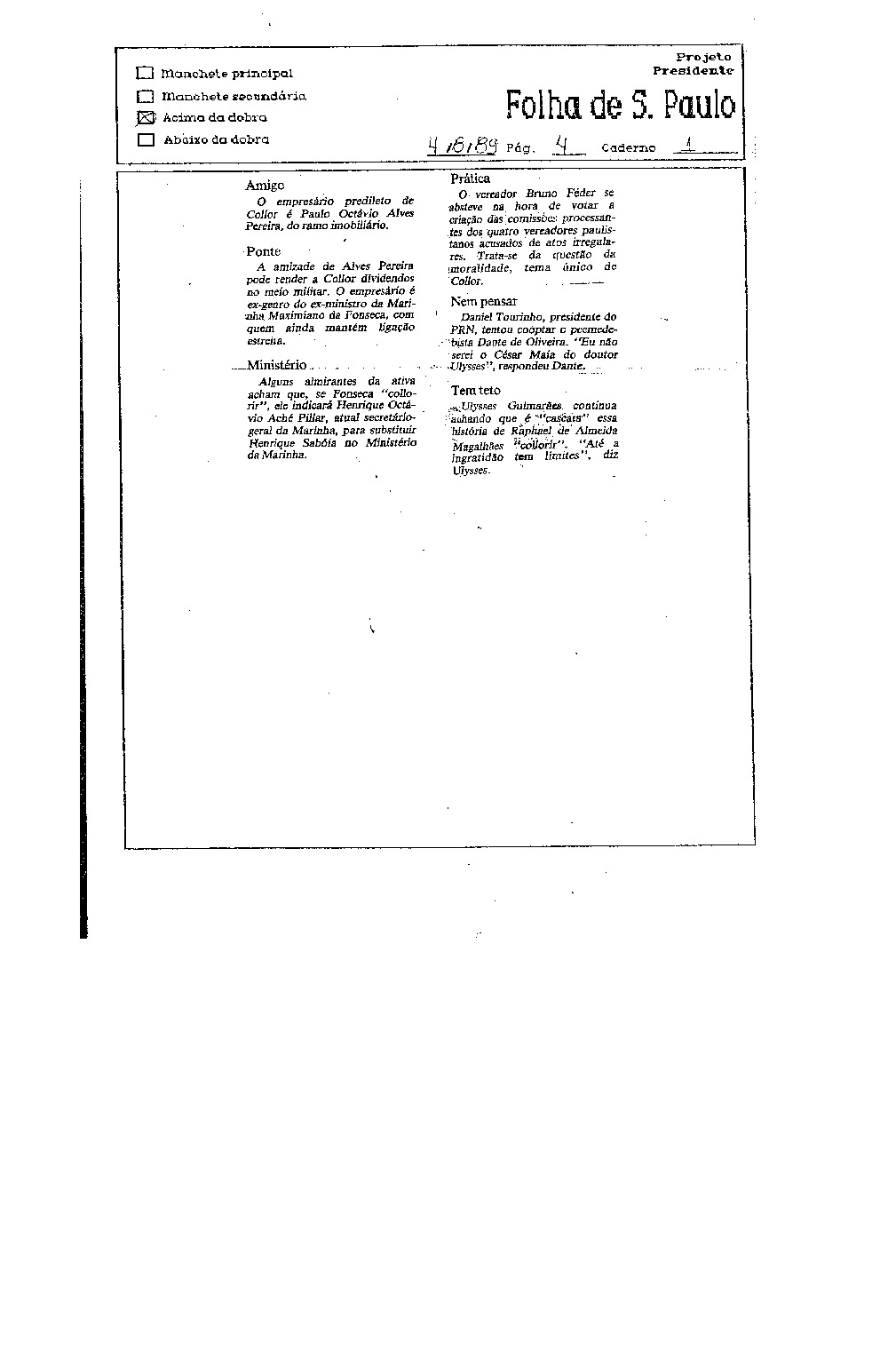 Imagem não encontrada ou não existe