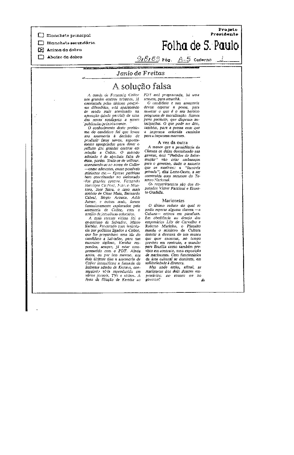 Imagem não encontrada ou não existe