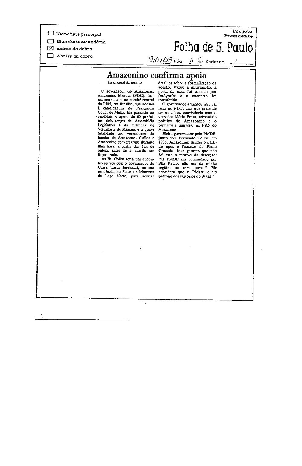 Imagem não encontrada ou não existe