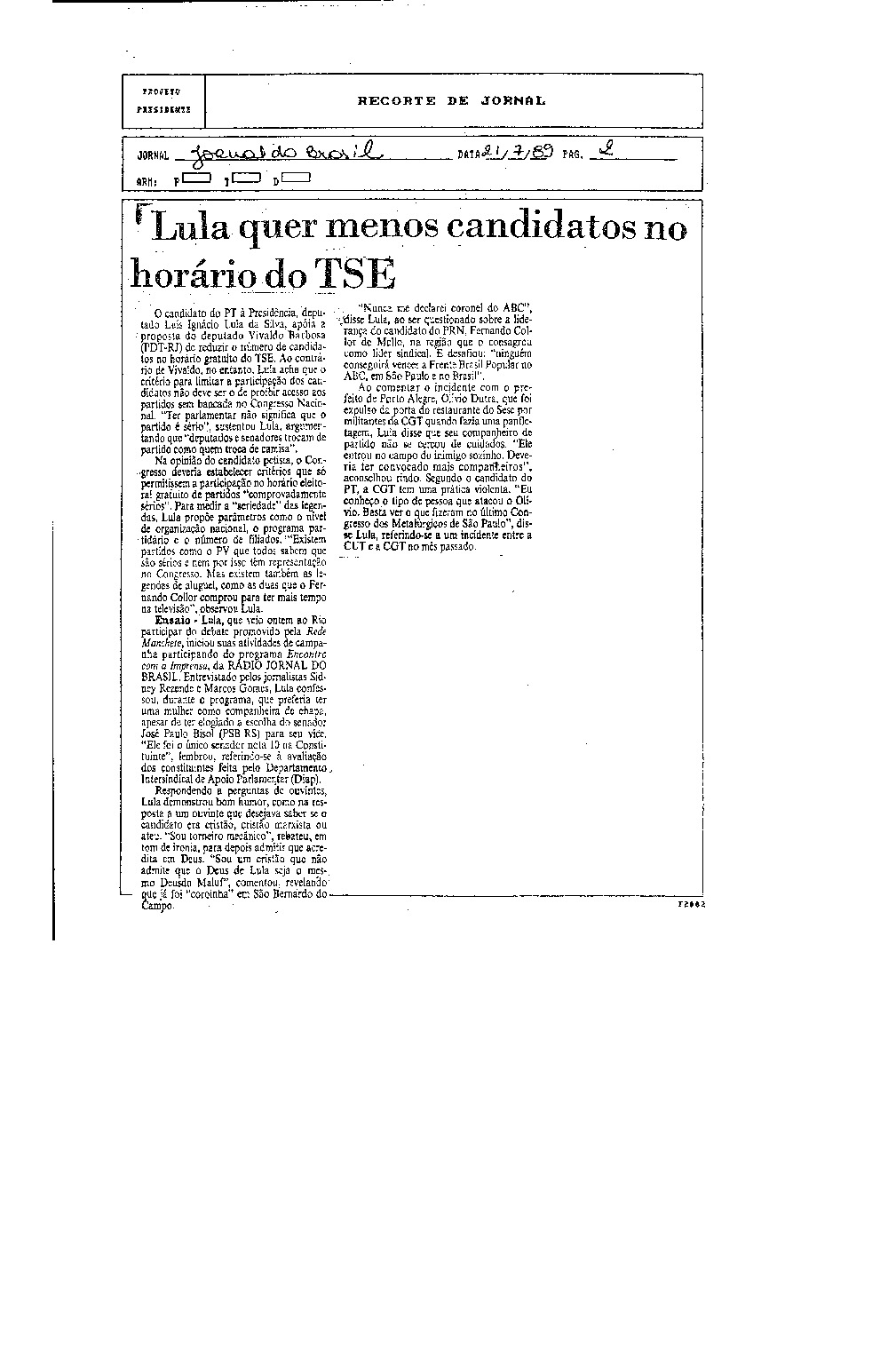 Imagem não encontrada ou não existe