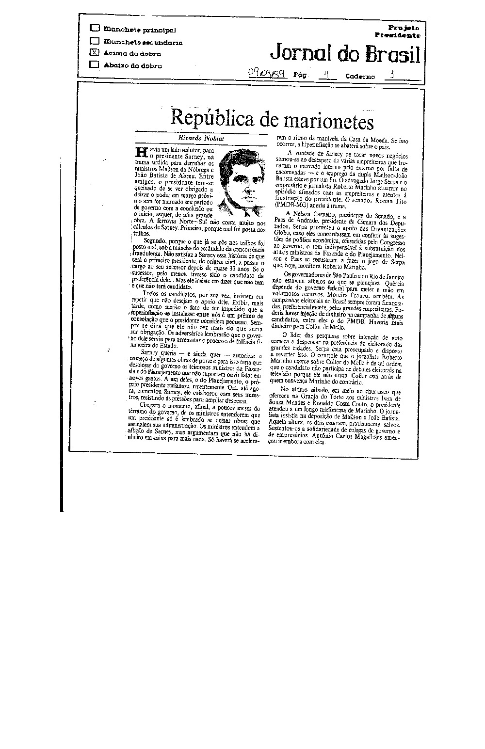 Imagem não encontrada ou não existe