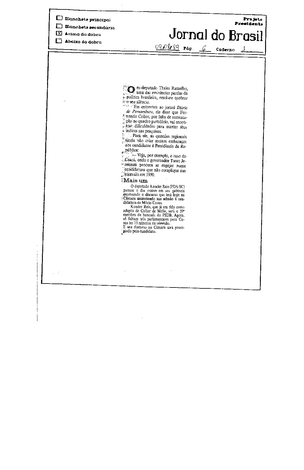 Imagem não encontrada ou não existe