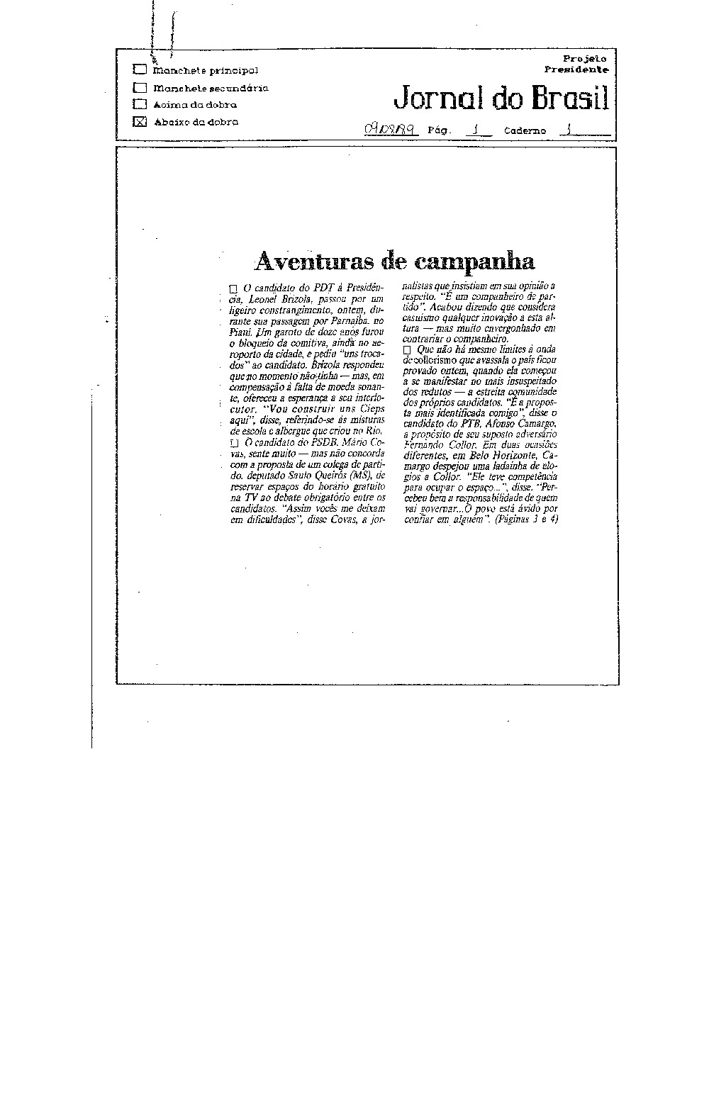 Imagem não encontrada ou não existe