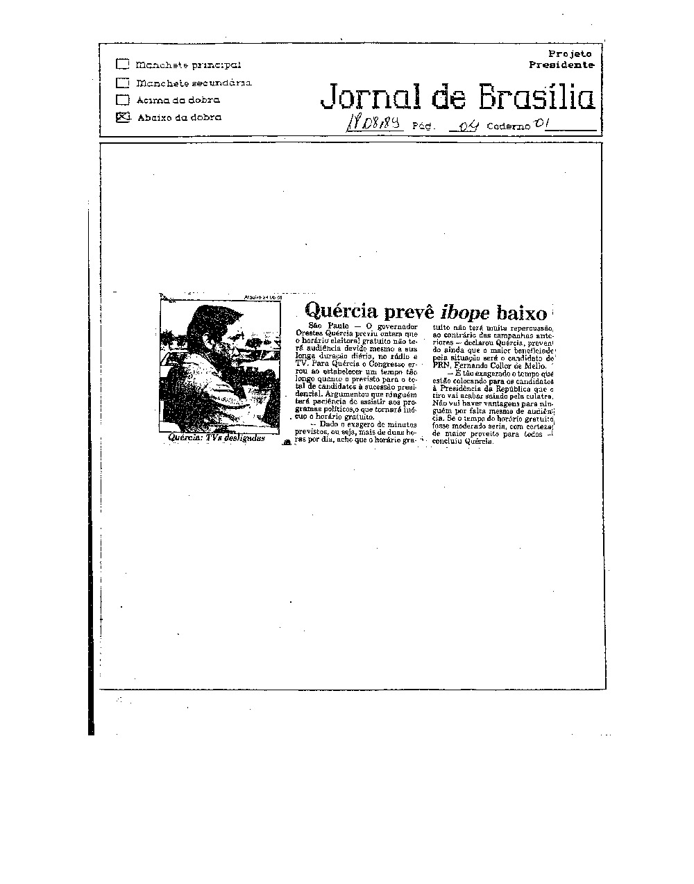 Imagem não encontrada ou não existe