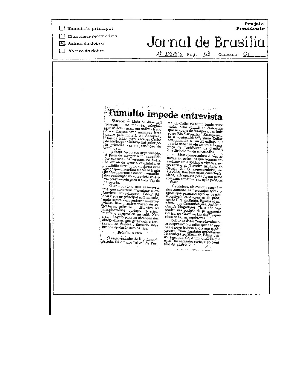 Imagem não encontrada ou não existe