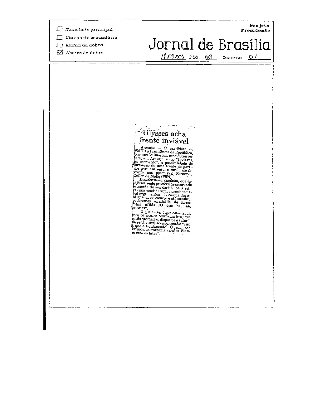 Imagem não encontrada ou não existe