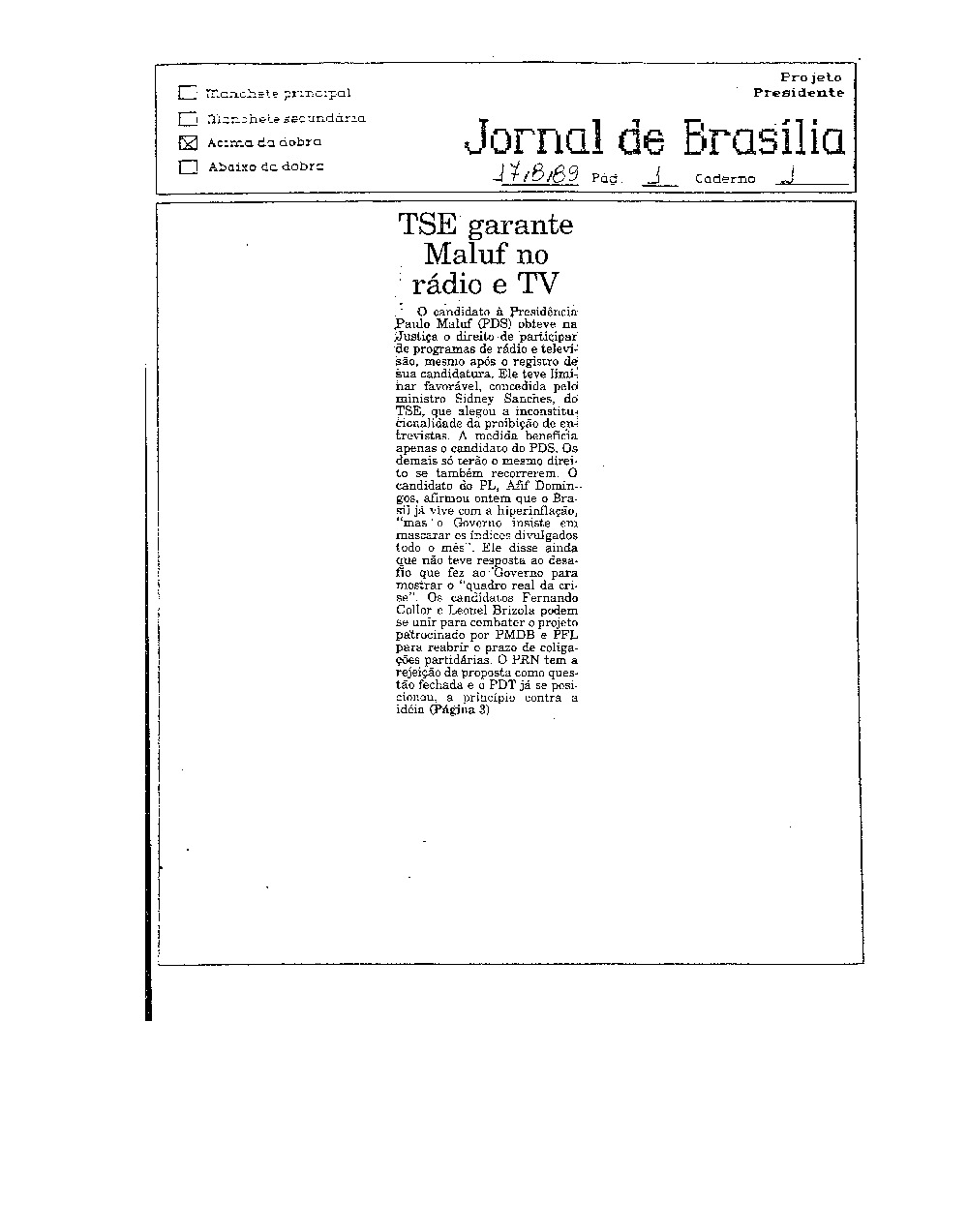 Imagem não encontrada ou não existe