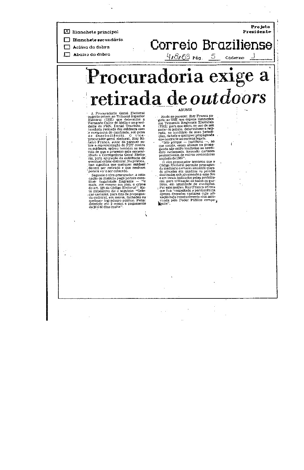 Imagem não encontrada ou não existe