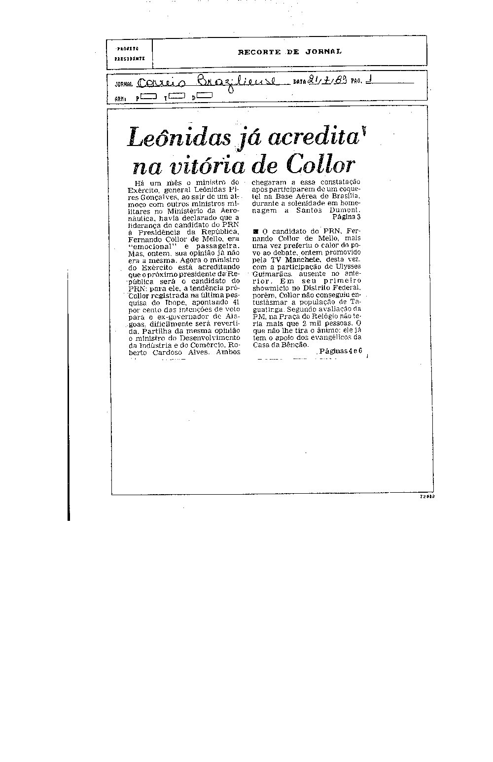Imagem não encontrada ou não existe