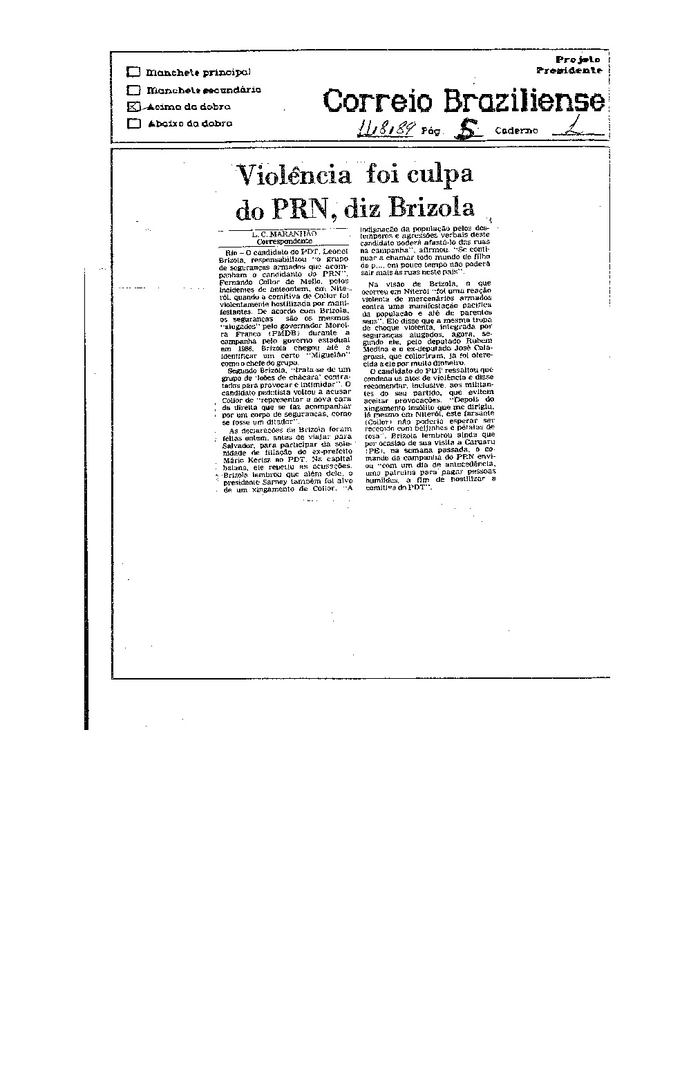 Imagem não encontrada ou não existe