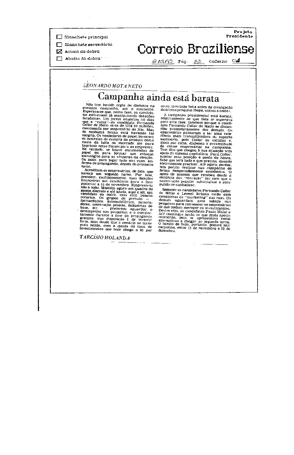 Imagem não encontrada ou não existe