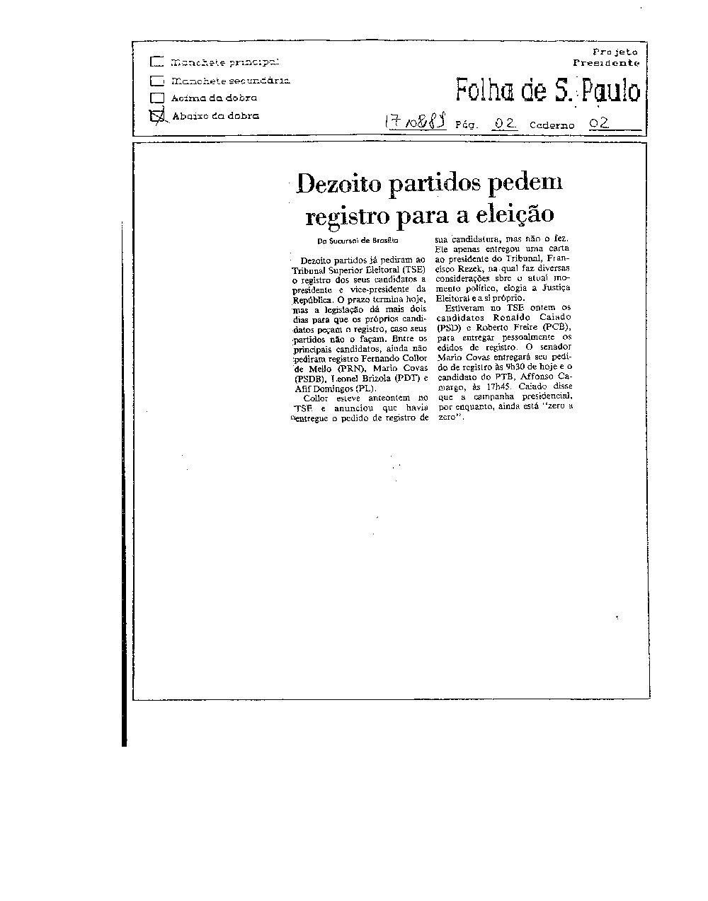 Imagem não encontrada ou não existe