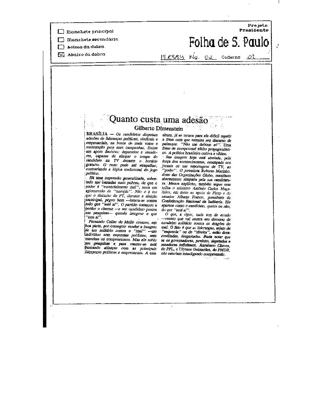 Imagem não encontrada ou não existe